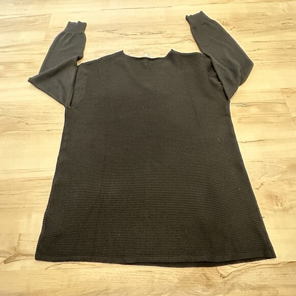 Ella Moss Women S Sweater Knit Pullover Long Sleeve Ribbed V-Neck SET OF 2 - Picture 3 of 16